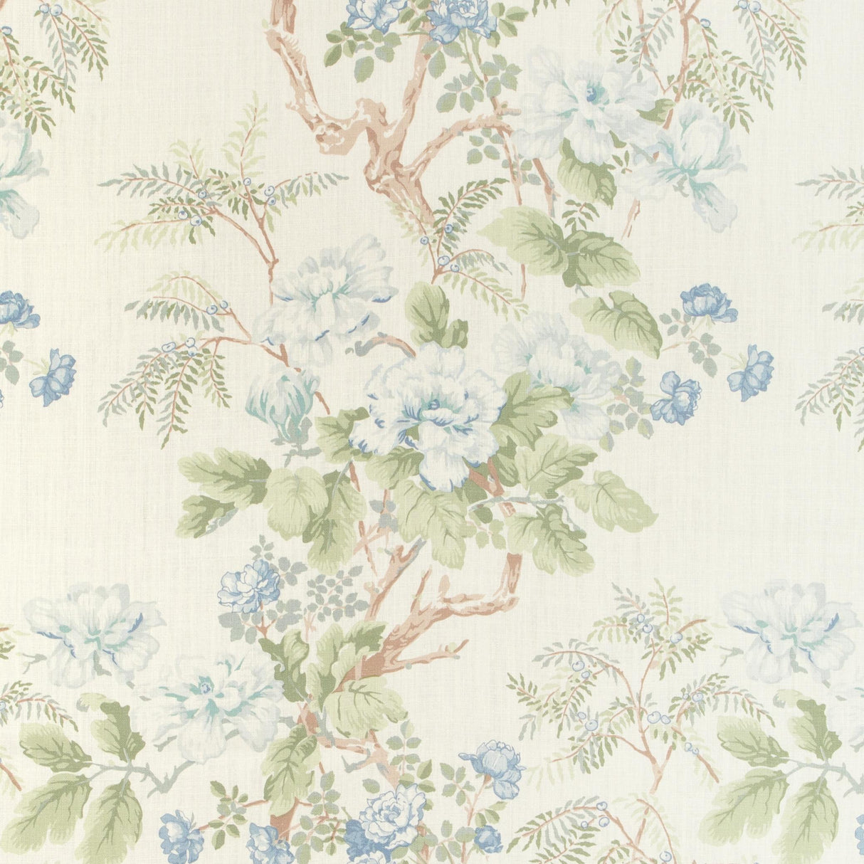 Lee Jofa CHINESE PEONY BLUE Fabric