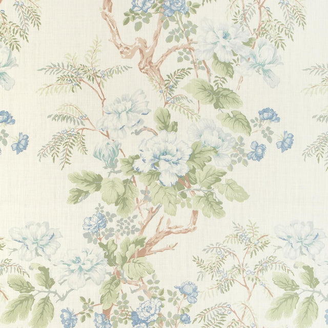 Lee Jofa CHINESE PEONY BLUE Fabric