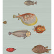 Cole & Son ACQUARIO PRINT ROOM BLUE Wallpaper