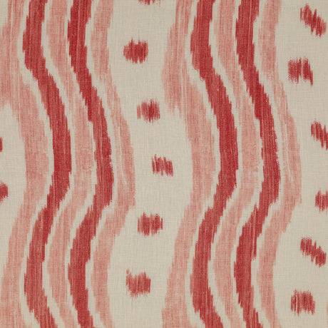 Lee Jofa IKAT STRIPE CORAL Fabric