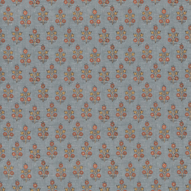 G P & J Baker POPPY SPRIG DENIM Fabric