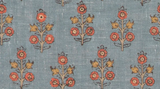 G P & J Baker POPPY SPRIG DENIM Fabric