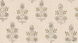 G P & J Baker POPPY SPRIG AQUA Fabric