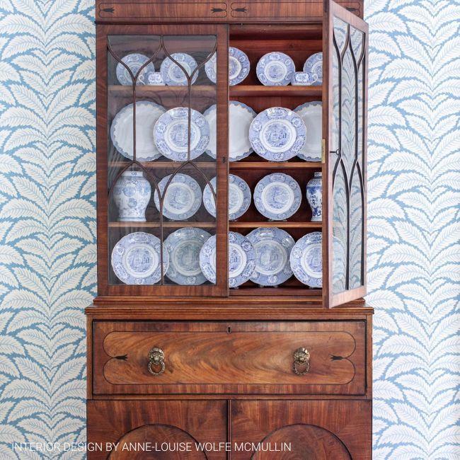 Brunschwig & Fils TALAVERA BLUE Wallpaper