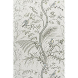 Brunschwig & Fils BIRD AND THISTLE GRAY Wallpaper