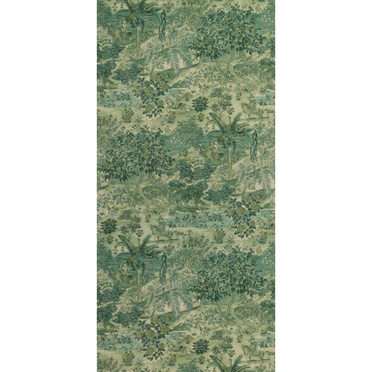 G P & J Baker RAMAYANA EMERALD Wallpaper