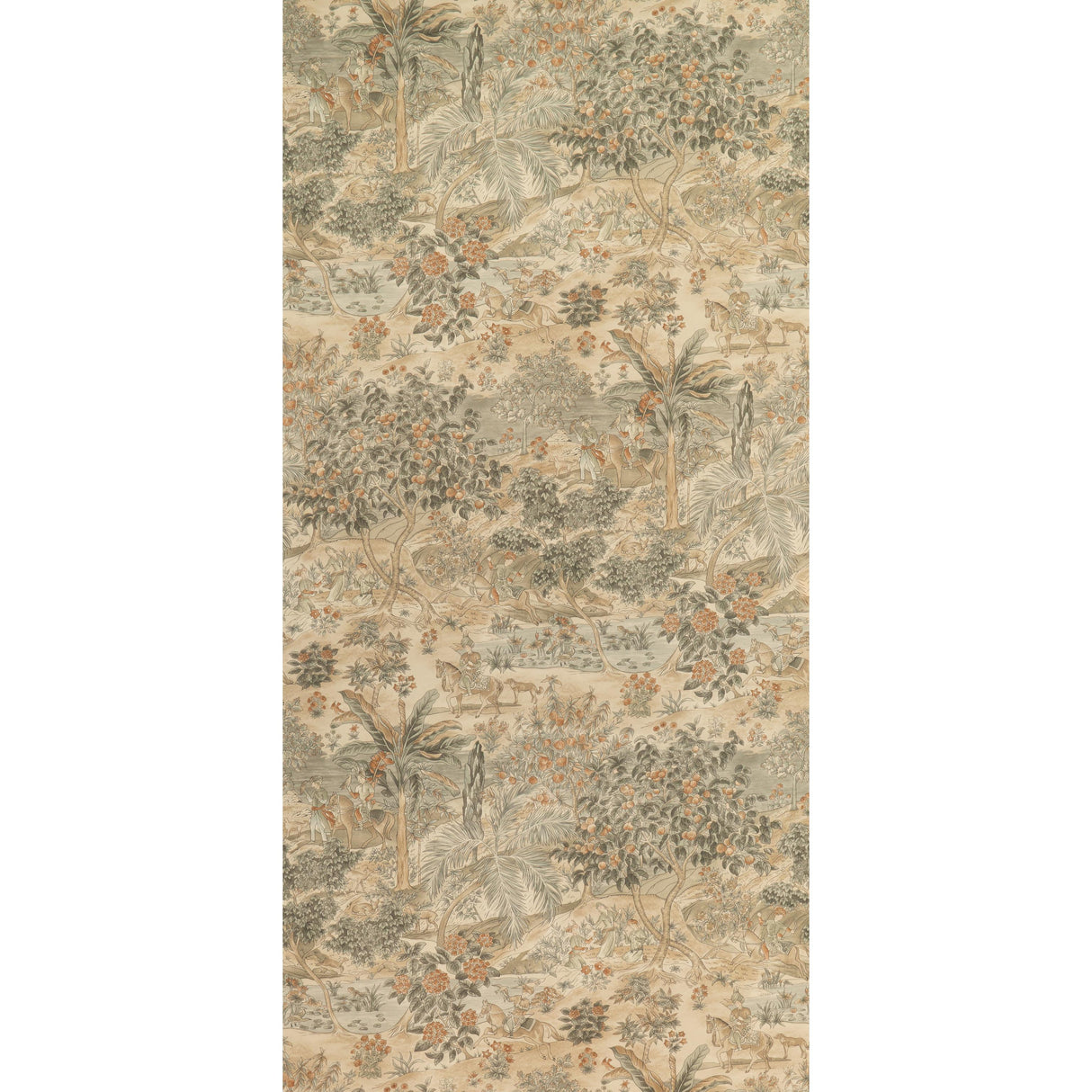 G P & J Baker RAMAYANA WOODSMOKE Wallpaper