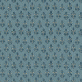 G P & J Baker POPPY SPRIG BLUE Wallpaper