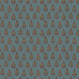 G P & J Baker POPPY SPRIG DENIM Wallpaper