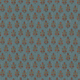 G P & J Baker POPPY SPRIG DENIM Wallpaper