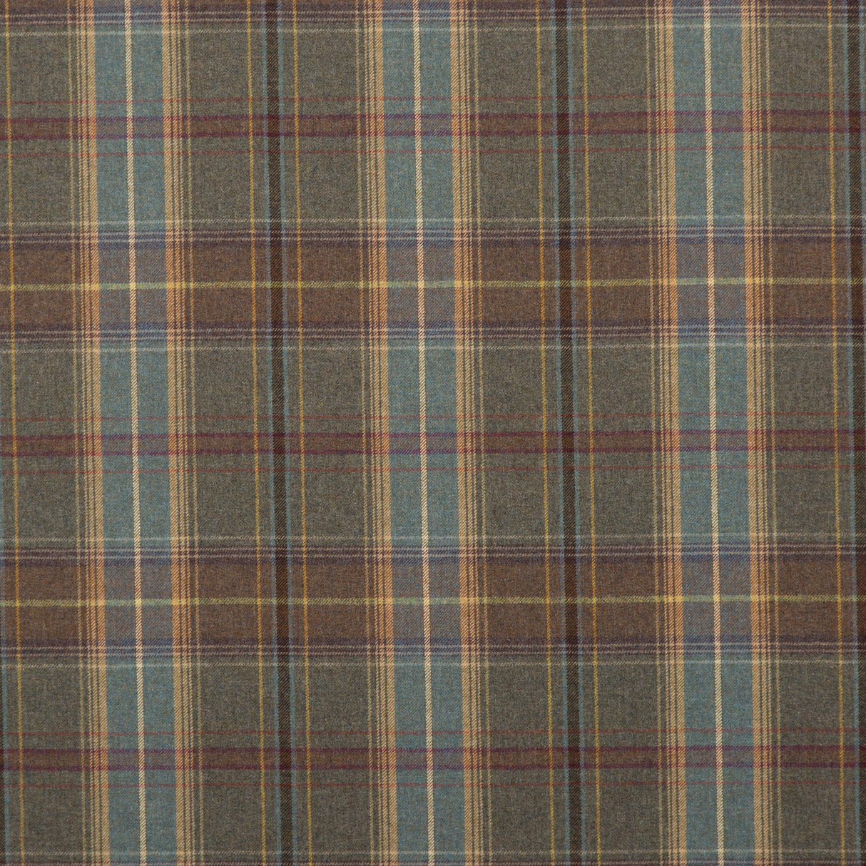 Mulberry SHETLAND PLAID HEATHER Fabric