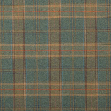 Mulberry SHETLAND PLAID TEAL Fabric