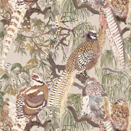 Mulberry GAME BIRDS ANTIQUE Wallpaper