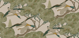 Mulberry GRAND FLYING DUCKS EMERALD Wallpaper