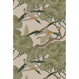 Mulberry GRAND FLYING DUCKS EMERALD Wallpaper