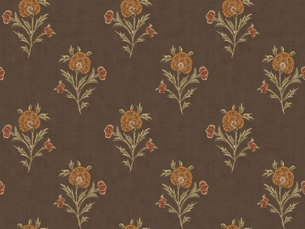 Mulberry SOMERTON ESPRESSO Wallpaper