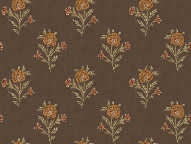 Mulberry SOMERTON ESPRESSO Wallpaper