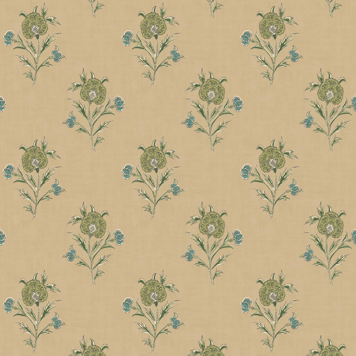 Mulberry SOMERTON EMERALD Wallpaper