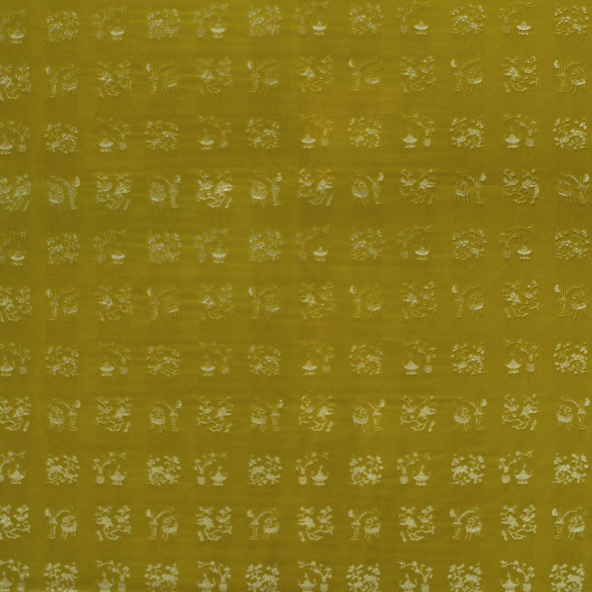 Gaston Y Daniela NEON ORO Upholstery Fabric