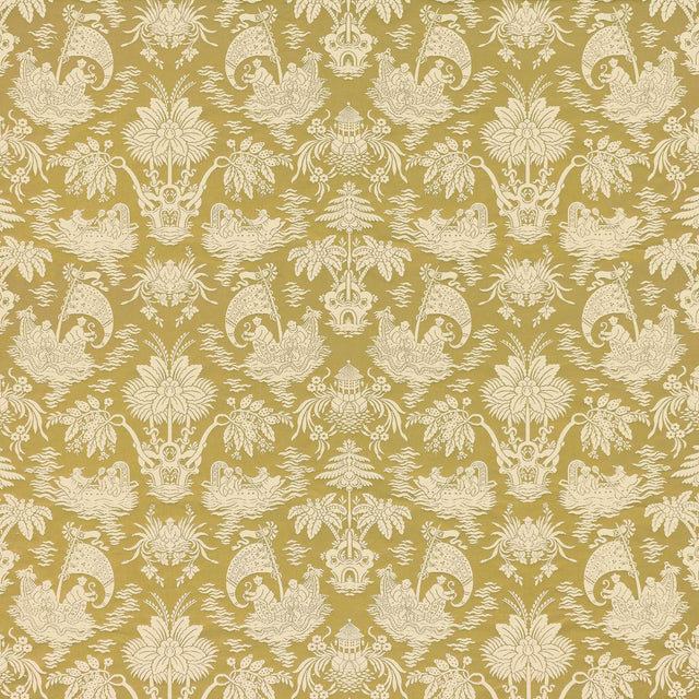 Gaston Y Daniela GUANGXU AMARILLO Upholstery Fabric