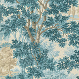 Lee Jofa WOODLAND PAPER AQUA Wallpaper