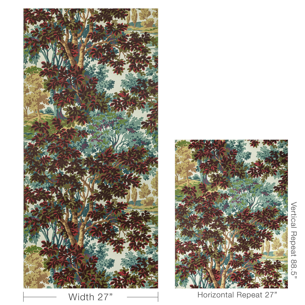 Lee Jofa WOODLAND PAPER MULTI Wallpaper