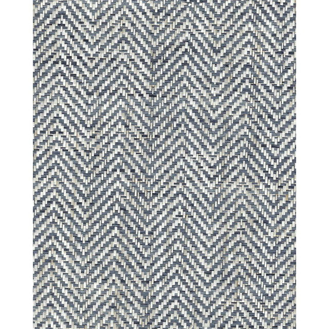 Winfield Thybony SAORI CHEVRON INDIGOP Wallpaper