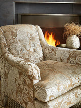 Scalamandre Siberian Tiger White Tawny Fabric