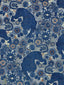 Scalamandre Siberian Tiger Sapphire Flame Fabric