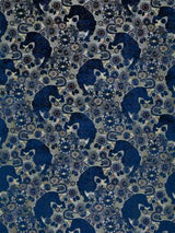 Old World Weavers Siberian Tiger Sapphire Flame Fabric