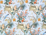 Old World Weavers Cinque Terra Coral Sky Fabric