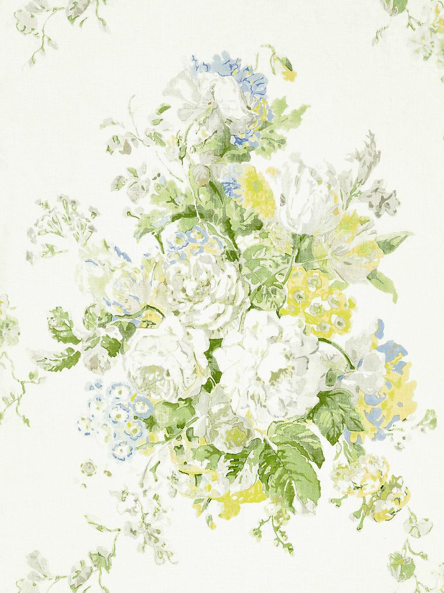 Scalamandre Sybilla Bouquet Hillside Fabric