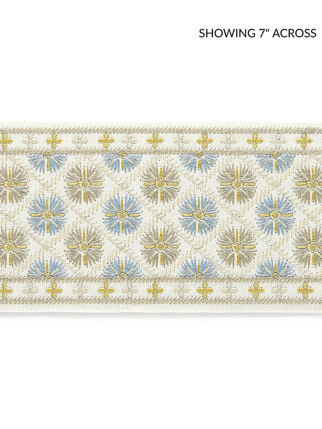 Scalamandre Hansel Embroidered Tape Seaside Trim