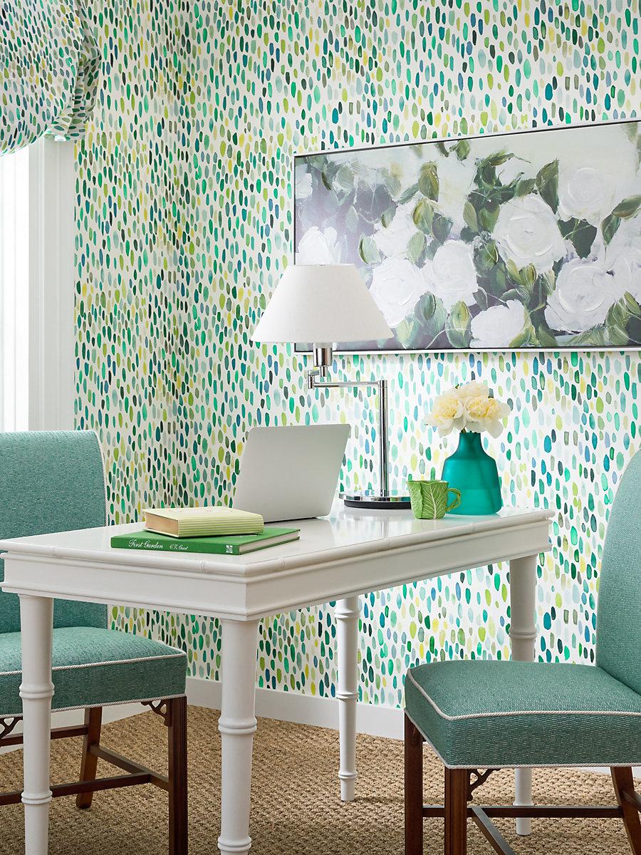 Scalamandre Jamboree Blues Wallpaper