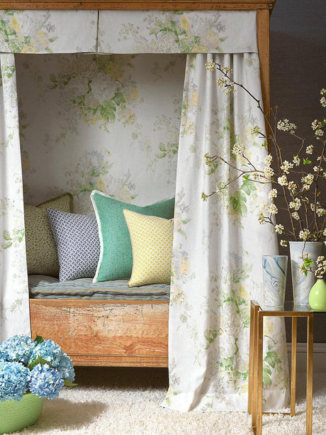 Scalamandre Sybilla Bouquet Rose Quartz Fabric