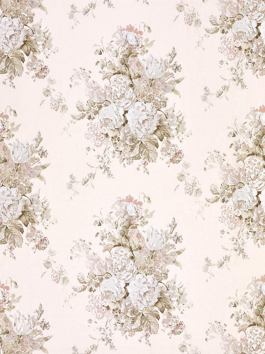 Scalamandre Sybilla Bouquet Rose Quartz Fabric