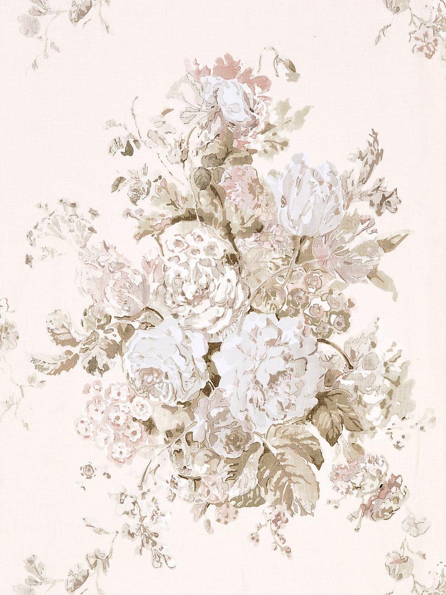 Scalamandre Sybilla Bouquet Rose Quartz Fabric