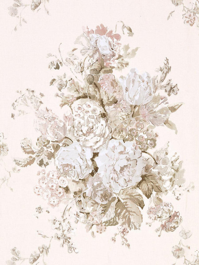 Scalamandre Sybilla Bouquet Rose Quartz Fabric