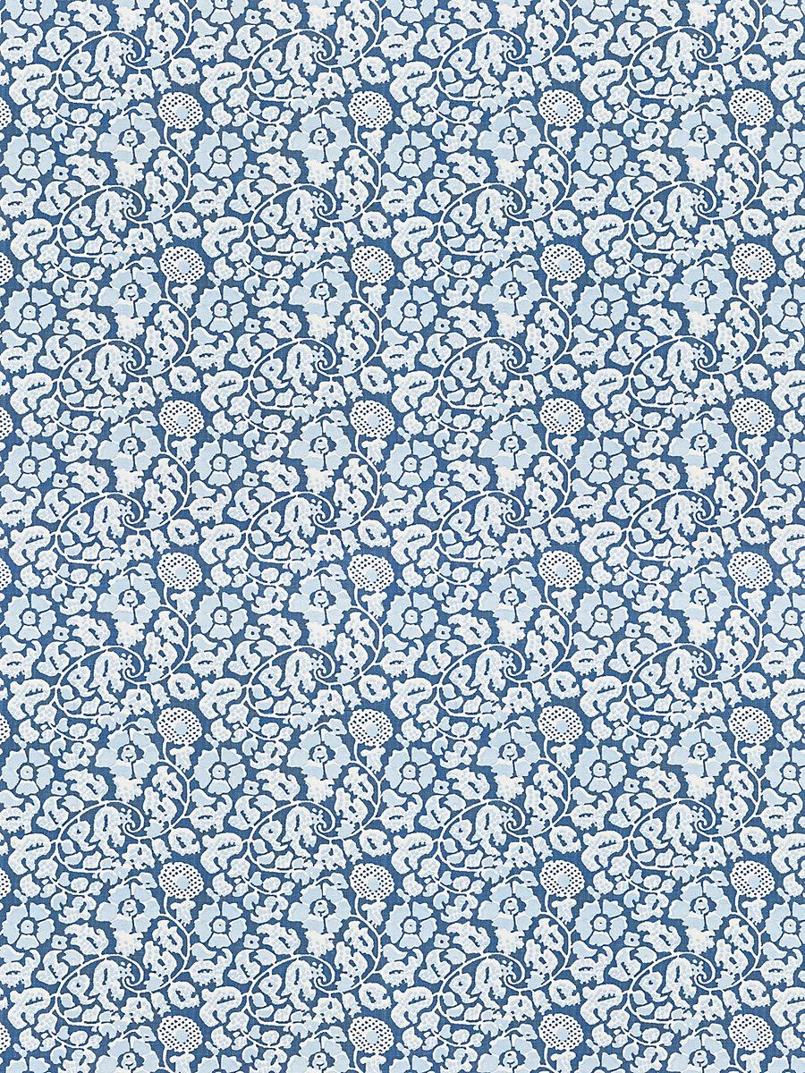 Scalamandre Maiden Floral Denim Fabric