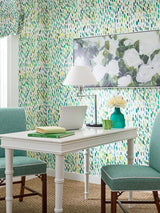 Scalamandre Jamboree Blue / Multi Wallpaper