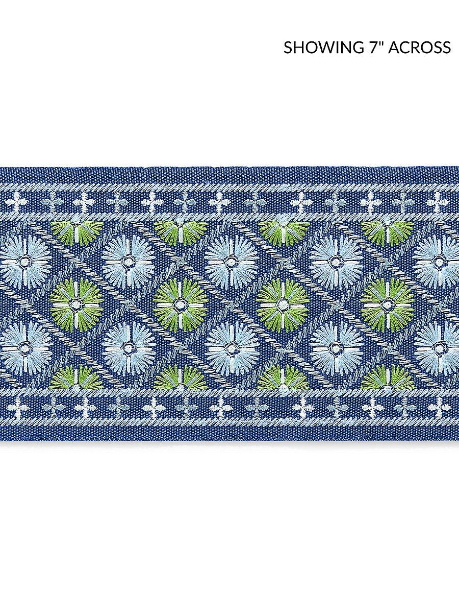 Scalamandre Hansel Embroidered Tape Blackberry Fields Trim