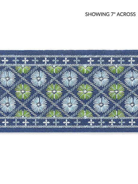 Scalamandre Hansel Embroidered Tape Blackberry Fields Trim