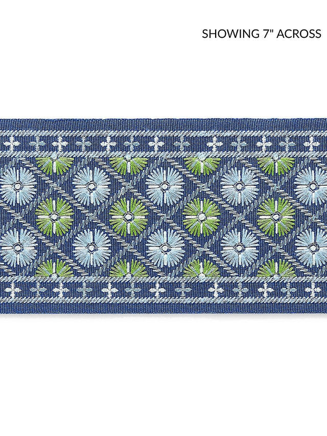 Scalamandre Hansel Embroidered Tape Blackberry Fields Trim