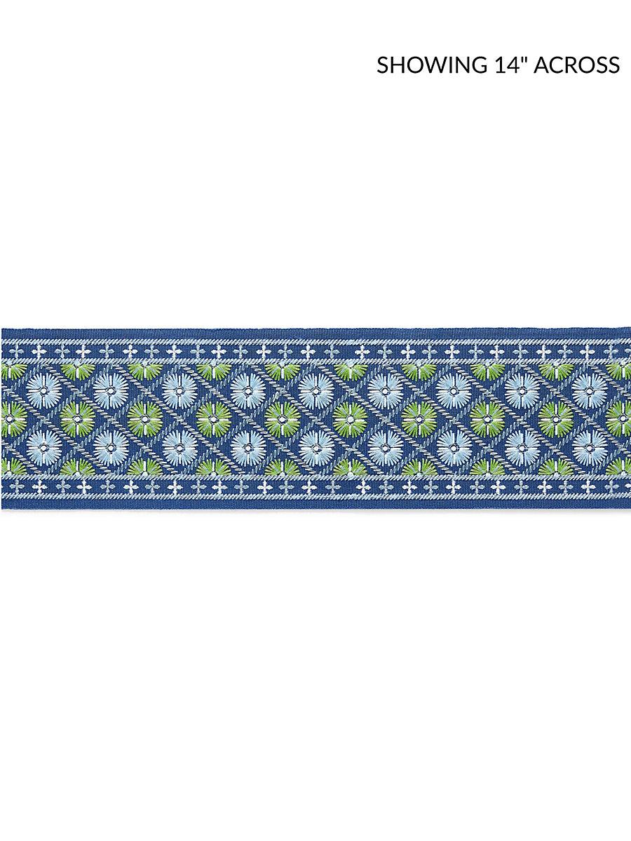 Scalamandre Hansel Embroidered Tape Blackberry Fields Trim