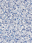 Hinson Spatter Cotton Print Navy On White Fabric