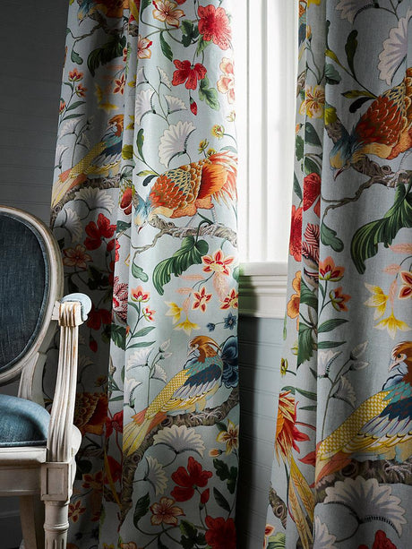 Scalamandre Botany Bay Sky Multi Fabric