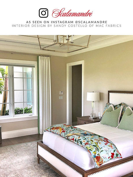 Scalamandre Botany Bay Sky Multi Fabric