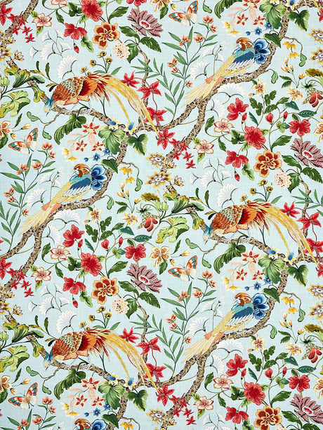 Scalamandre Botany Bay Sky Multi Fabric