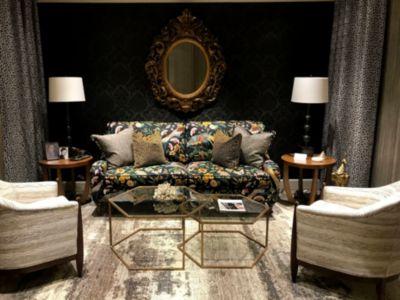 Old World Weavers Botany Bay Black Ruby Fabric