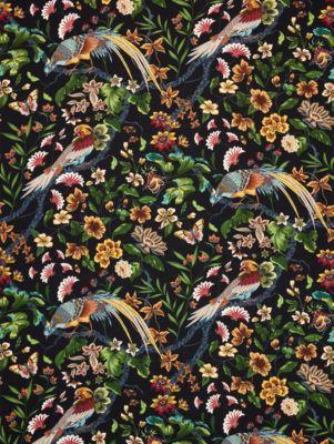 Old World Weavers Botany Bay Black Ruby Fabric